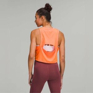 Lululemon Open-Back Cropped Training Tank Top